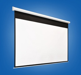 Экран с электроприводом с матово-белым полотном большого размера MW Electric Screen Silver - компания VEGA
